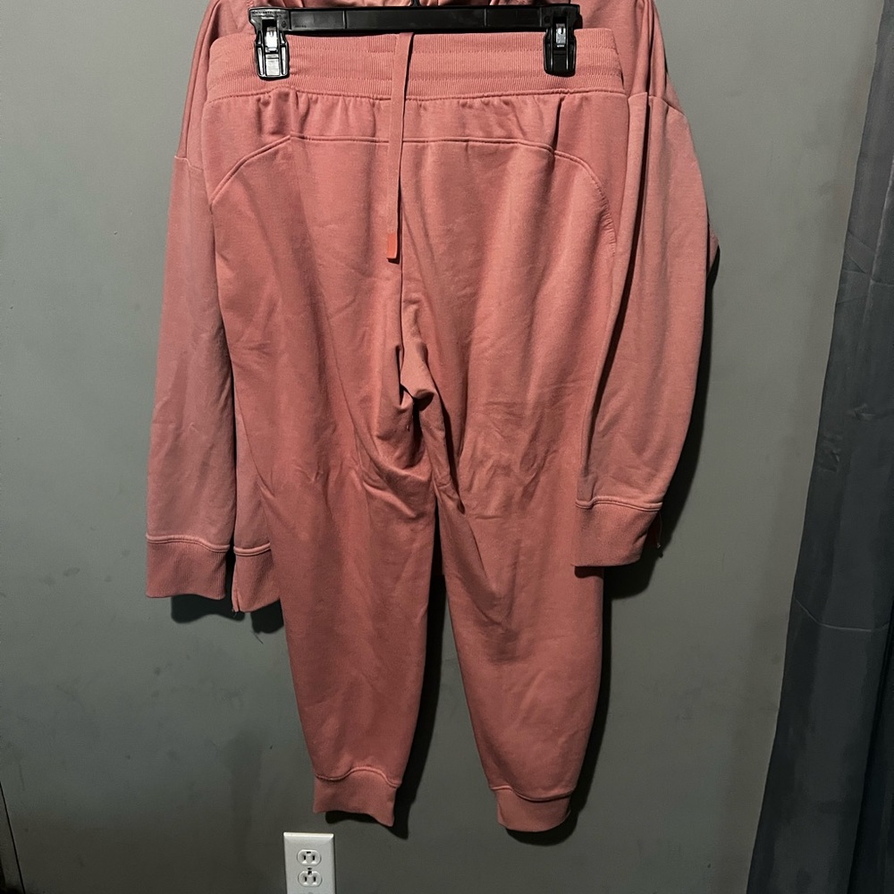 Pink jogger set